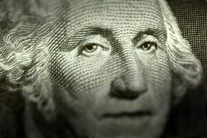 George Washington's face representing the concept of Inheritance Cash Advance.