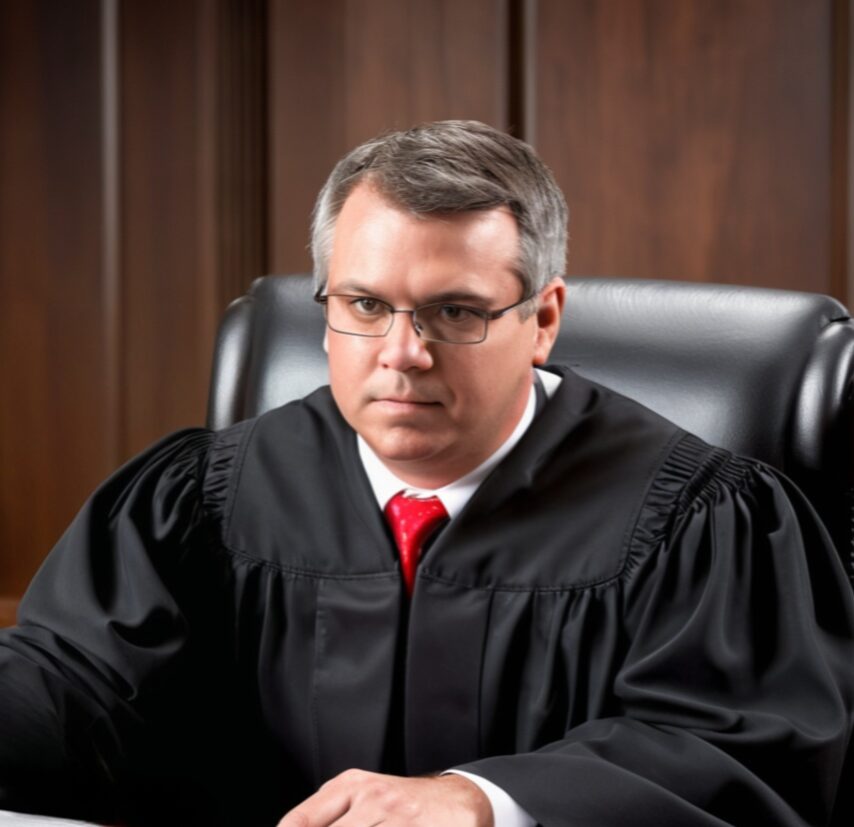 A judge sitting representing a sua sponte decision in a probate case.