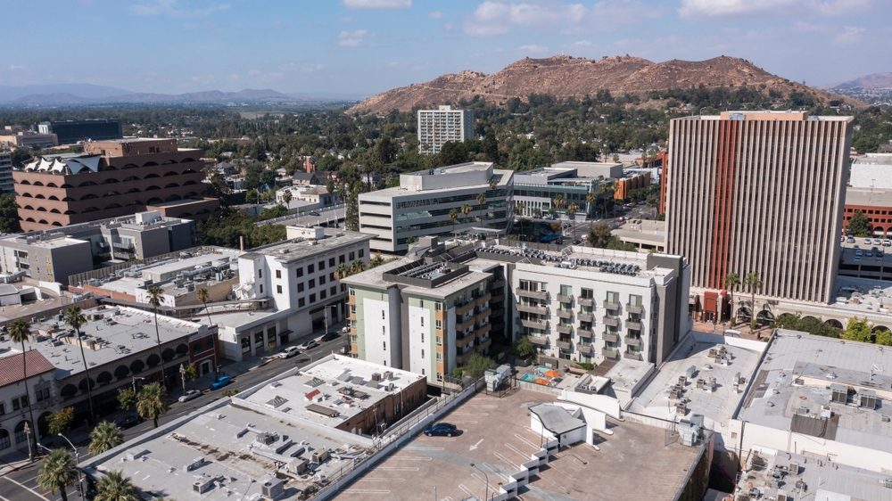 Downtown Riverside skyline