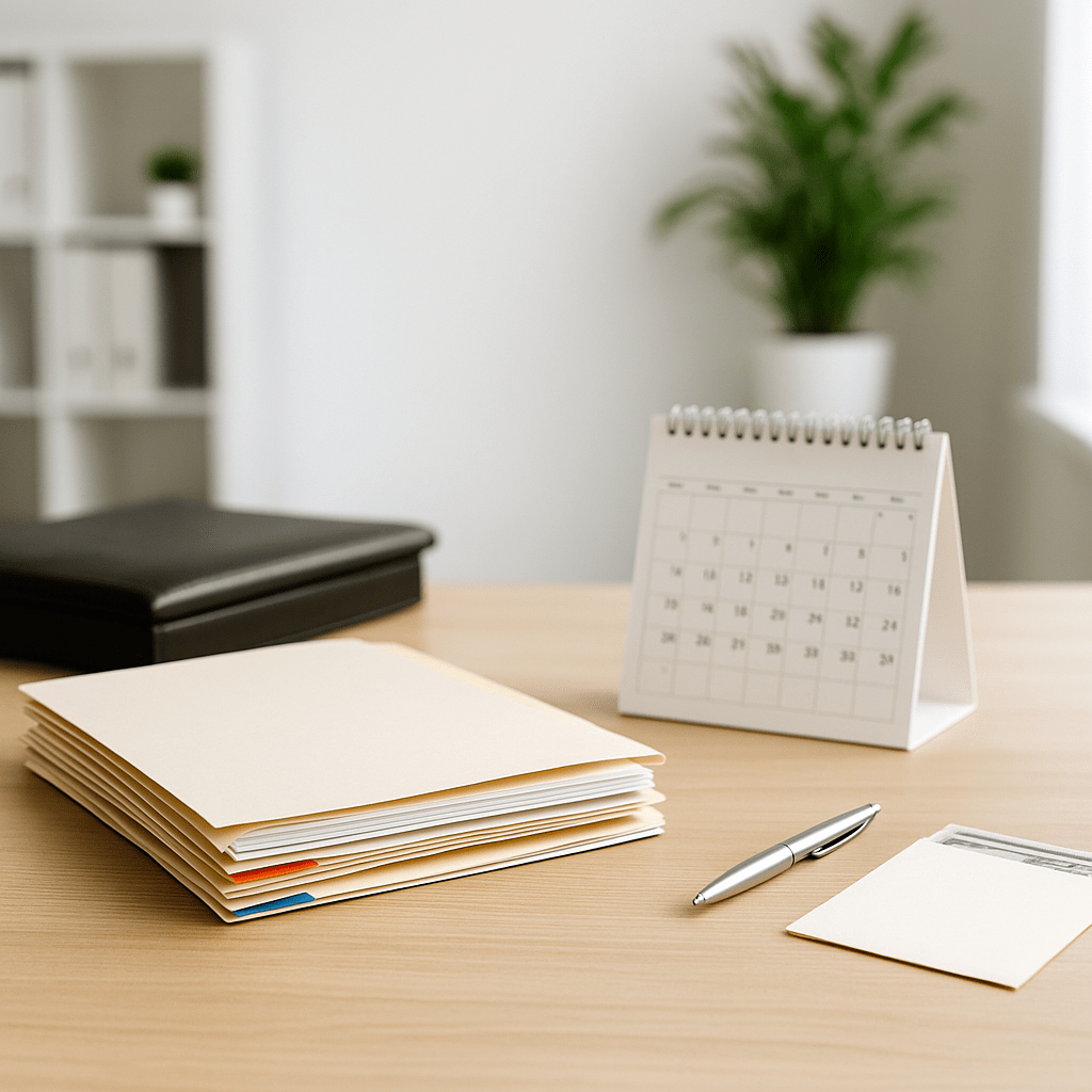 Organized estate paperwork symbolizing simplified probate process